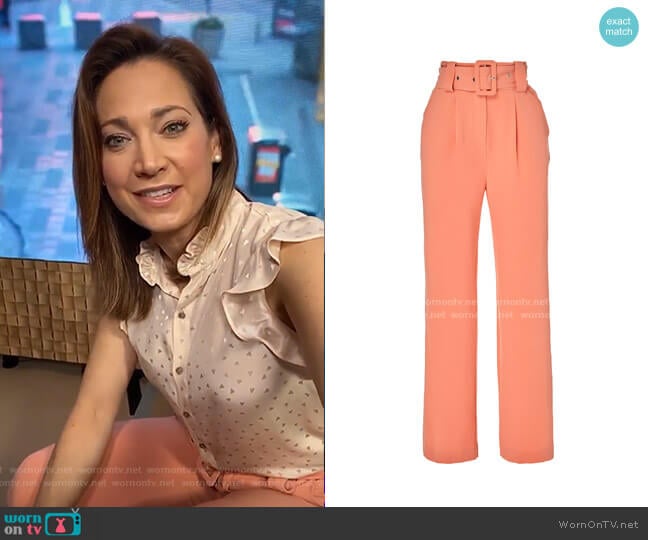 Elisea Pants by Hofmann Copenhagen worn by Ginger Zee on Good Morning America