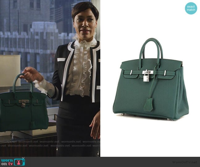 Birkin 30 Bag by Hermes worn by Lucca Quinn (Cush Jumbo) on The Good Fight