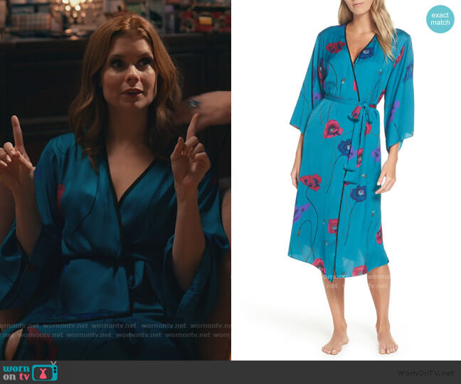 WornOnTV: Maddie’s blue floral robe on Sweet Magnolias | JoAnna Garcia ...