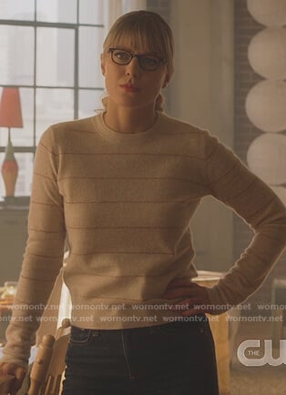 Kara’s striped sweater on Supergirl