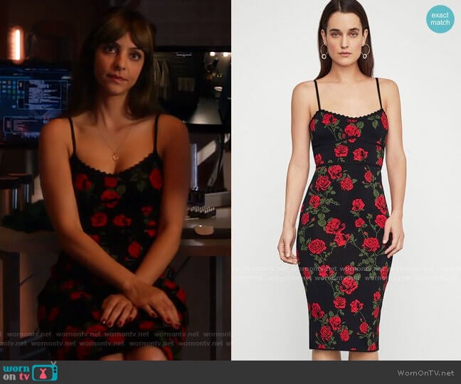 La Rosa Bodycon Dress by Bcbgmaxazria worn by Zari Tomaz (Tala Ashe) on Legends of Tomorrow