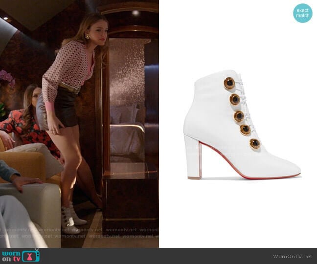 ady See Ankle Boots by Christian Louboutin worn by Kirby Anders (Maddison Brown) on Dynasty