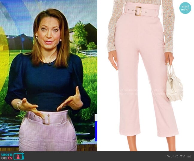 Camden Pant by Majorelle worn by Ginger Zee on Good Morning America