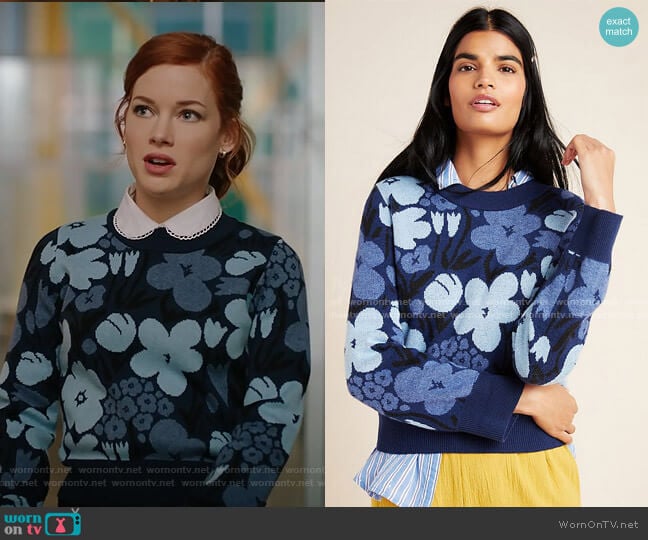 Kotva Sweater by Marimekko worn by Zoey Clarke (Jane Levy) on Zoeys Extraordinary Playlist