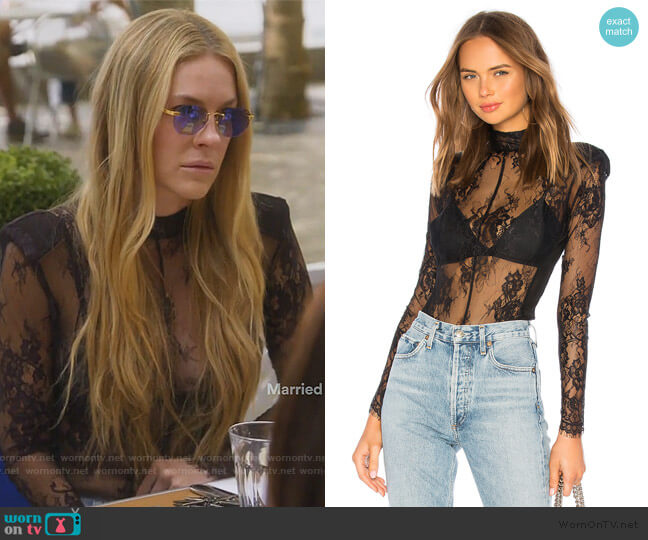 Peter Bodysuit by NBD worn by Leah McSweeney  on The Real Housewives of New York City