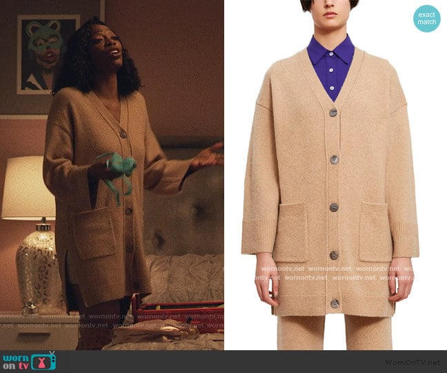 Cashmere Cardigan by Opening Ceremony worn by Molly Carter (Yvonne Orji) on Insecure