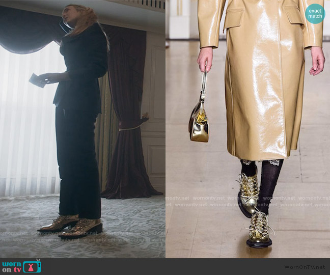 Fall 2019 Collection by Simon Rocha worn by Villanelle (Jodie Comer) on Killing Eve