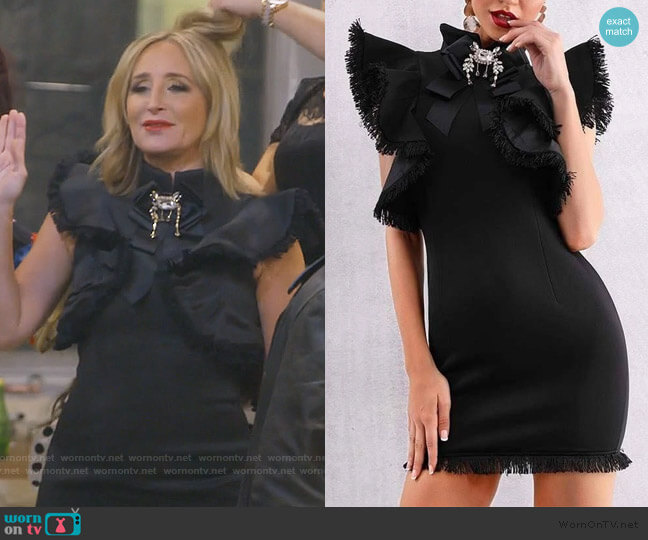 Naomi Mini Dress by Sonja worn by Sonja Morgan on The Real Housewives of New York City