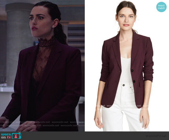 WornOnTV: Lena’s burgundy blazer on Supergirl | Katie McGrath | Clothes ...
