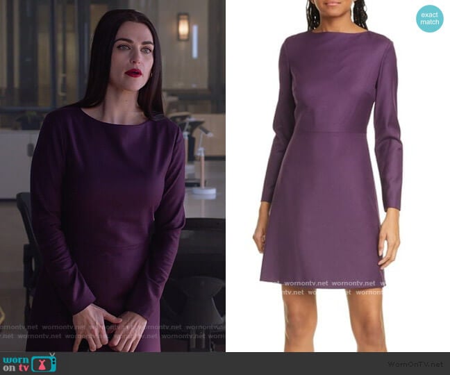 Kamillina Long Sleeve Wool Dress by Theory worn by Lena Luthor (Katie McGrath) on Supergirl