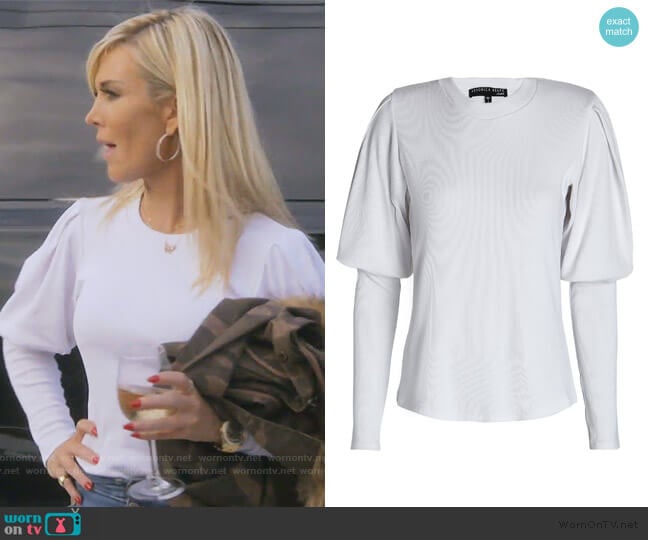 WornOnTV: Tinsley’s white puff shoulder top on The Real Housewives of ...