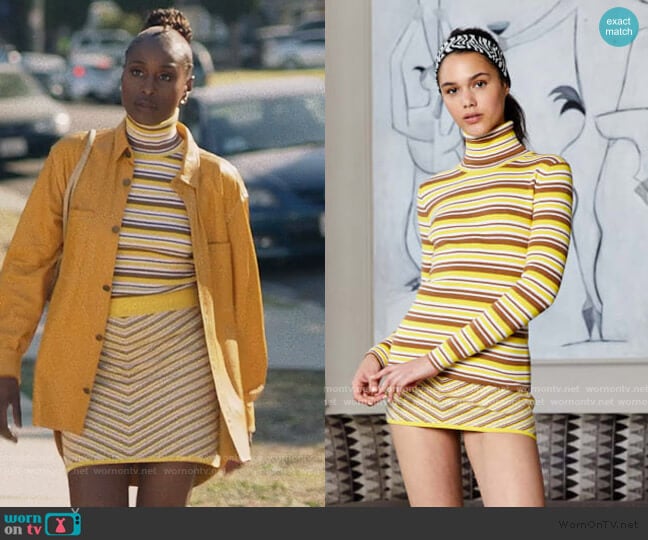 2020 Resort Collection by Victor Glemaud worn by Issa Dee (Issa Rae) on Insecure