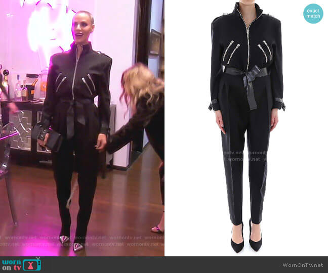 New Wave Zipped Jumpsuit by Celine worn by Dorit Kemsley on The Real Housewives of Beverly Hills