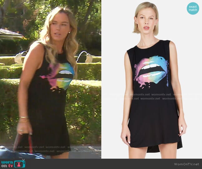 Deanna Dress by Lauren Moshi worn by Teddi Mellencamp Arroyave on The Real Housewives of Beverly Hills