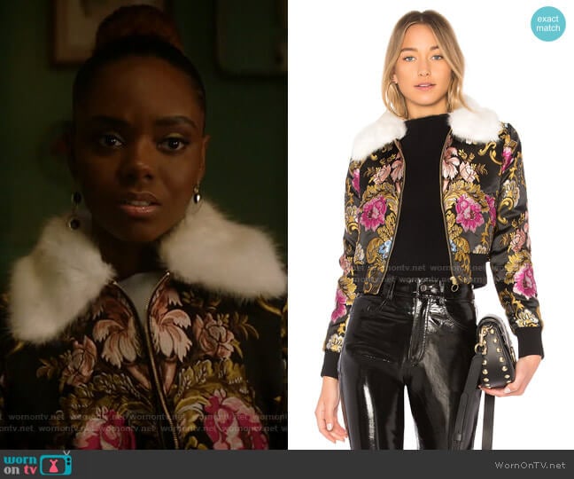 Jacket 618 by LPA worn by Josie McCoy (Ashleigh Murray) on Katy Keene