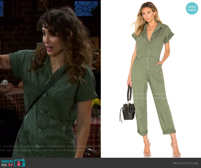 Grover Field Suit by Pistola worn by Sarah Horton (Linsey Godfrey) on Days of our Lives