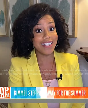 Sheinelle’s yellow blazer on Today