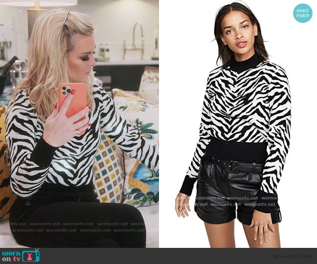 Lola Sweater by A.L.C. worn by Tinsley Mortimer on The Real Housewives of New York City