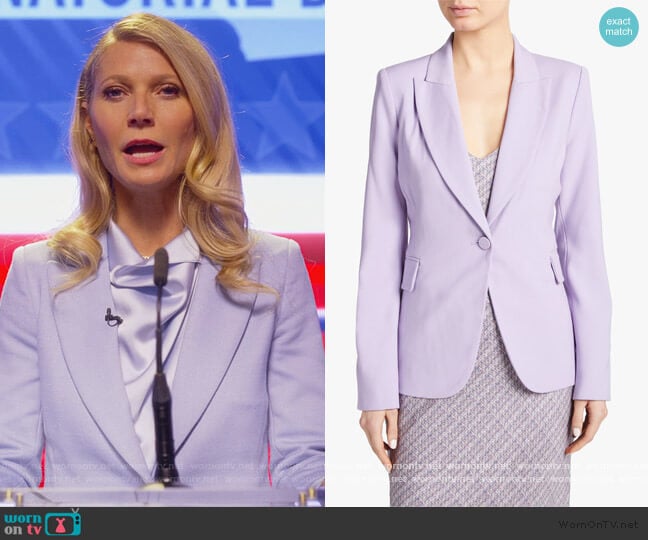 Single-Breasted Blazer by Adam Lippes worn by Georgina Hobart (Gwyneth Paltrow) on The Politician