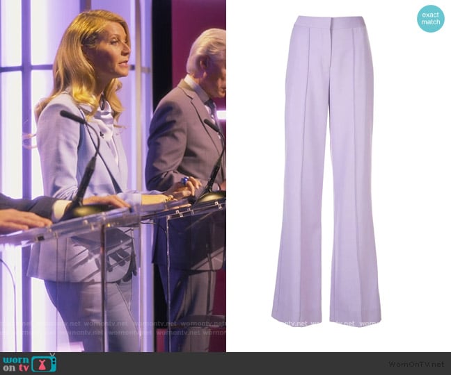 Georgina’s violet cropped pants on The Politician