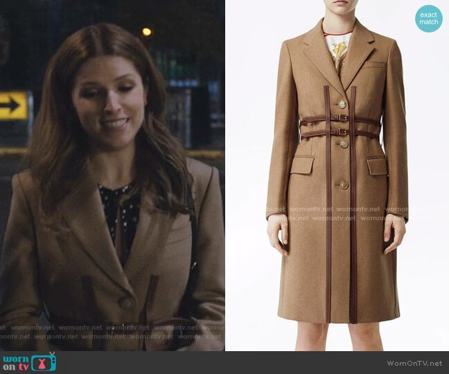 WornOnTV: Darby’s beige belted coat on Love Life | Anna Kendrick