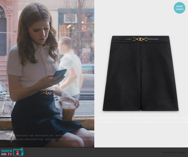 Mini Skirt in Japanese Flannel by Celine worn by Darby (Anna Kendrick) on Love Life