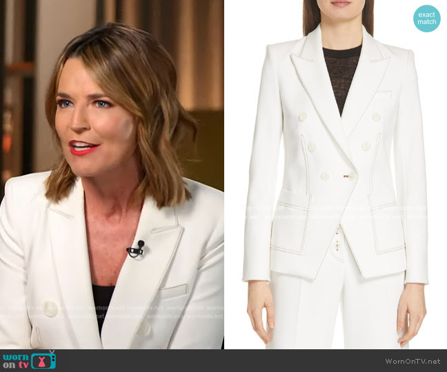 Cosmo Dickey Jacket by Veronica Beard  worn by Savannah Guthrie on Today