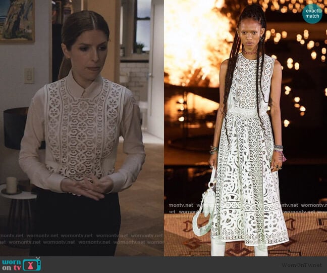 2020 Resort laser cut Top by Dior worn by Darby (Anna Kendrick) on Love Life