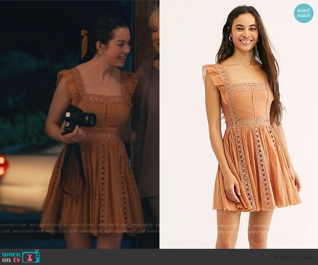 One Verona Dress by Free People worn by Annie Sullivan (Anneliese Judge) on Sweet Magnolias