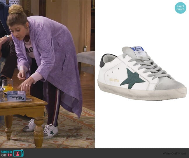 Superstar Sneakers by Golden Goose worn by Stephanie Tanner (Jodie Sweetin) on Fuller House