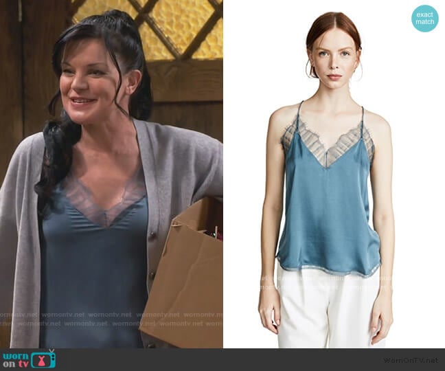 Berwyn Cami by IRO worn by Jackie (Pauley Perrette) on Broke