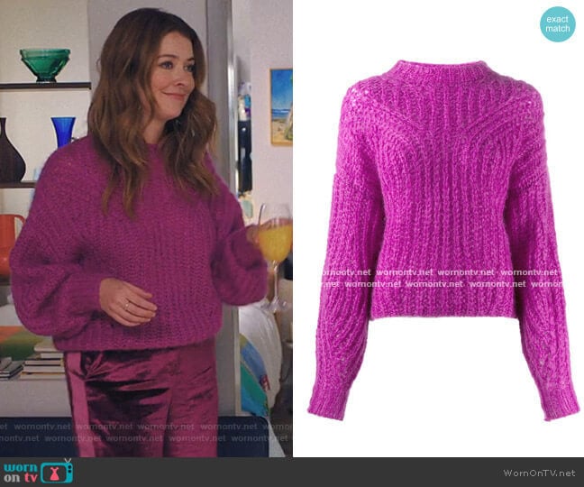 Inko sweater by Isabel Marant worn by Nadia Quinn on Love Life