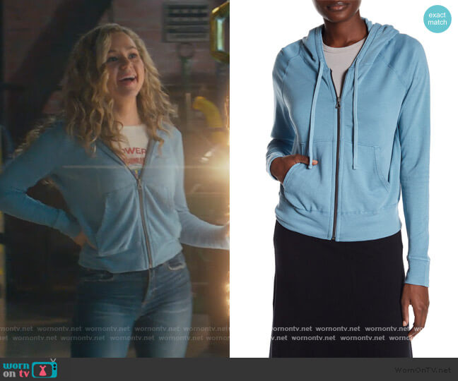 Wornontv Courtneys Blue Hoodie On Stargirl Brec Bassinger Clothes And Wardrobe From Tv