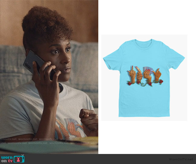 Fuk U Pay Me tee by Madam Muse worn by Issa Dee (Issa Rae) on Insecure