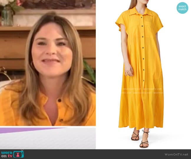 Aimilios Maxi Dress by Mara Hoffman worn by Jenna Bush Hager on Today