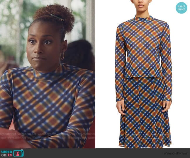 Long Sleeve Mesh Top by Opening Ceremony worn by Issa Dee (Issa Rae) on Insecure