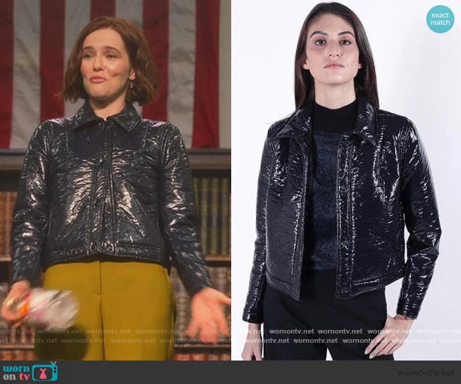 Quest Jacket by Rachel Comey worn by Infinity Jackson (Zoey Deutch) on The Politician