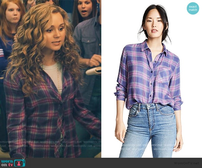 Hunter Button Down Shirt by Rails worn by Courtney Whitemore (Brec Bassinger) on Stargirl