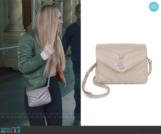 Yellow YSL Bag worn by Leah McSweeney in The Real Housewives of New York  City Season 12 Episode 1