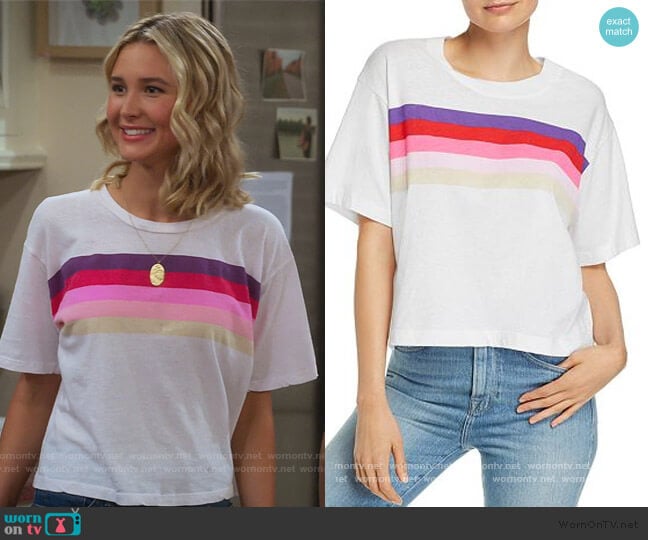 WornOnTV: Katie’s striped tee on Alexa & Katie | Isabel May | Clothes ...