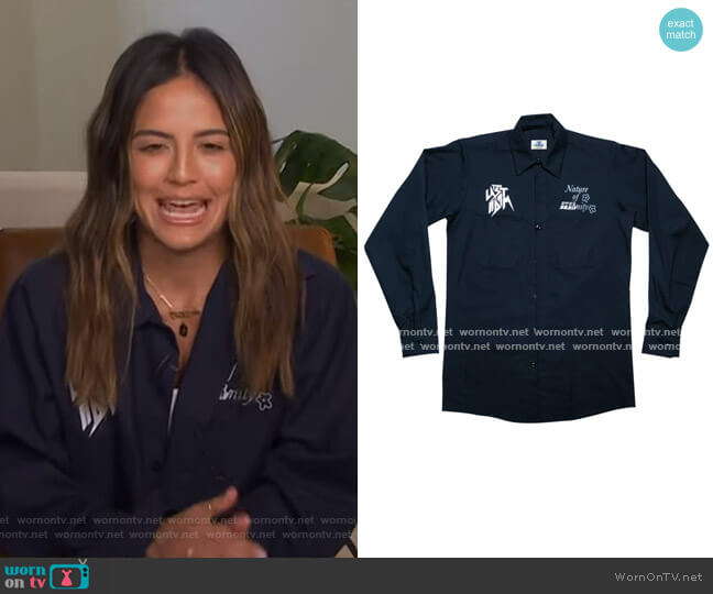 Nature of Eternity Work Shirt by The Last Adam worn by Erin Lim on E! News