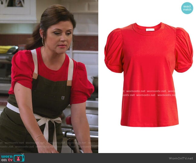 Kati Top by A.L.C. worn by Lori Mendoza (Tiffani Thiessen) on Alexa & Katie