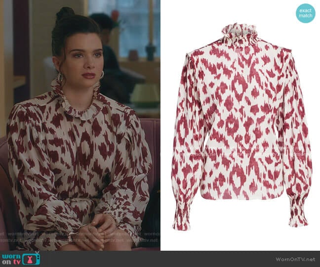 Yoshi Blouse by Isabel Marant Étoile worn by Jane Sloan (Katie Stevens) on The Bold Type