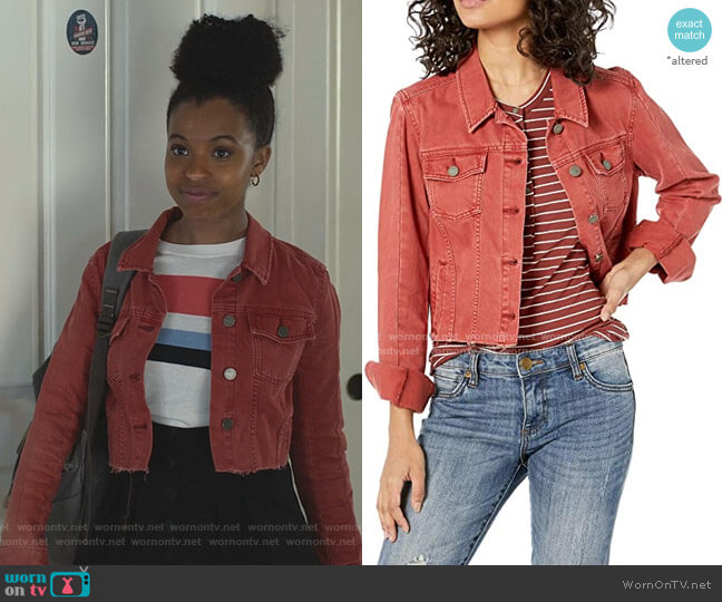 13 Best Red Denim Jacket ideas  red denim jacket, denim jacket, denim