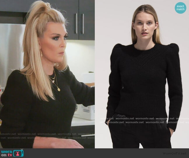 Sissy Sweater by St. Roche worn by Tinsley Mortimer on The Real Housewives of New York City