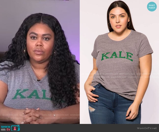 Kale Plus Tee by Sub_Urban Riot worn by Nina Parker on E! News