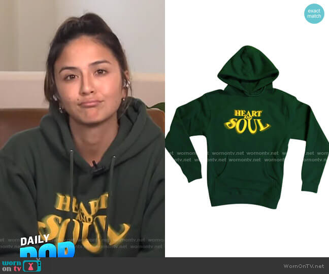 Heart & Soul Hoodie by The Last Adam worn by Erin Lim on E! News