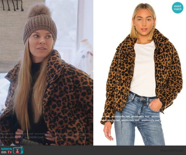 Paula Puffer Jacket by Apparis worn by Leah McSweeney on The Real Housewives of New York City