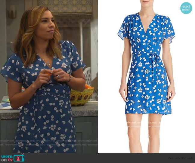 Verona Floral Wrap Dress by French Connection worn by Jo (Christina Vidal Mitchell) on United We Fall