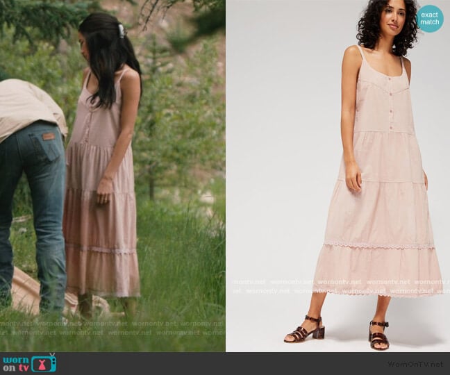 Goldie Dress by Lacausa worn by Monica Dutton (Kelsey Asbille) on Yellowstone